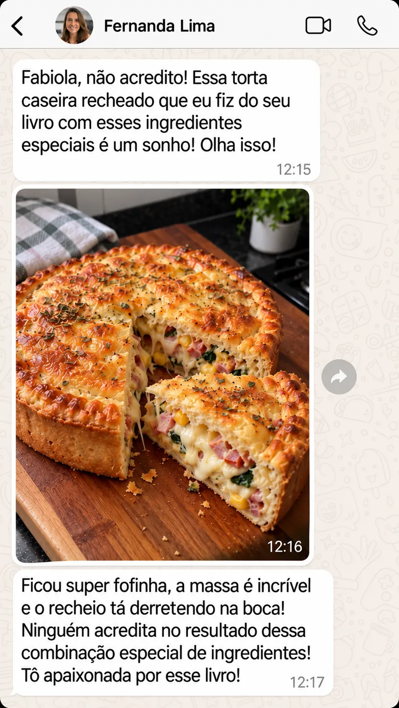 Conversa sobre receitas de tortas — imagem 3